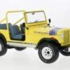 Jeep CJ-7 Renegade, hellgelb/Dekor, 1980, 1:18, MCG