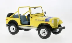 Jeep CJ-7 Renegade, hellgelb/Dekor, 1980, 1:18, MCG