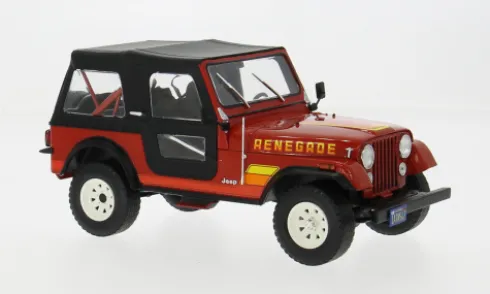 Jeep CJ-7 Renegade, rot, 1980, 1:24, WhiteBox