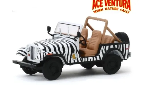 Jeep CJ-7, weiss/schwarz, 1976, 1:43, Greenlight