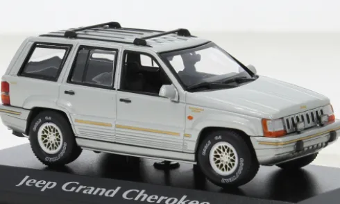 Jeep Grand Cherokee, silber, 1995, 1:43, Maxichamps