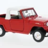 Jeep Jeepster Commando Pick Up, rot, 1967, 1:24, Welly