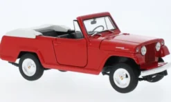 Jeep Jeepster Commando, rot, 1:24, Welly