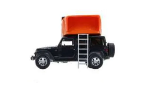 Jeep Wrangler Unlimited, anthrazit/orange, 2008, 1:64, Greenlight