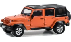 Jeep Wrangler Unlimited, orange/schwarz, 2010, Cold Pursuit, 1:64, Greenlight