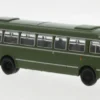 JZS Jelcz 043 Bus, dunkelgrün, 1964, Militär, 1:87, Brekina Starline