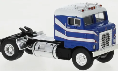 Kenworth Bullnose, blau/weiss, 1950, 1:87, Brekina