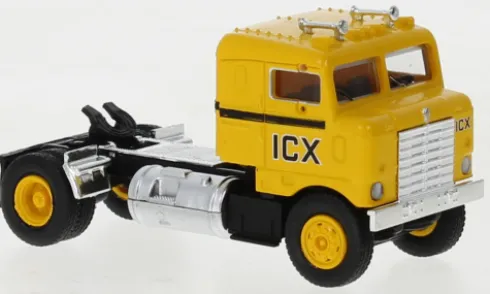 Kenworth Bullnose, gelb, 1950, ICX, 1:87, Brekina