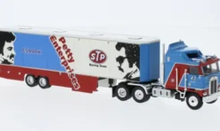 Kenworth K 100 Aerodyne Renntransport-SZ, 1980, STP, 1:87, Brekina