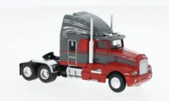 Kenworth T 600, grau/rot, 1984, 1:87, Brekina