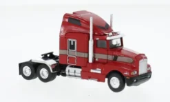 Kenworth T 600, rot/dunkelrot, 1984, 1:87, Brekina