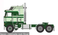 Kenworth K100 Aerodyne, hellgrün/dunkelgrün, 1976, 1:43, IXO America