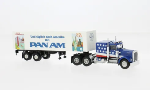 Kenworth Ko-SZ, 1974, PanAm, 1:87, Brekina