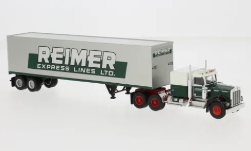 Kenworth W 900 Koffer-SZ, 1977, Reimer, 1:87, Brekina