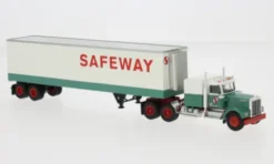 Kenworth W 900 Koffer-SZ, 1977, Safeway, 1:87, Brekina