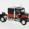 Kenworth W 900, schwarz/rot, 1977, 1:87, Brekina