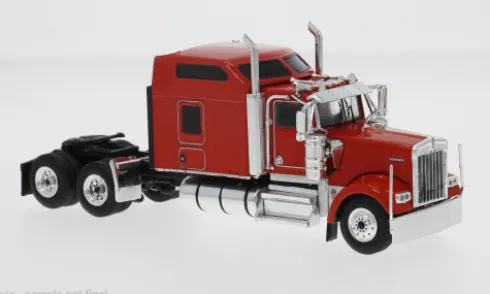 Kenworth W900 Sleeper Cab, rot, 1990, 1:64, IXO