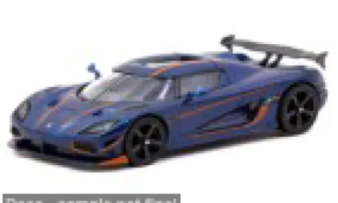 Koenigsegg Agera RS, dunkelblau/carbon, 1:64, Tarmac Works