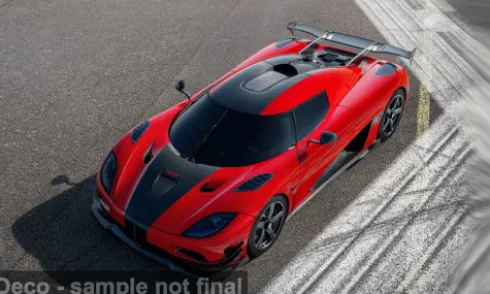 Koenigsegg Agera RS, rot/schwarz, 2016, 1:18, GT Spirit