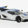Koenigsegg Jesko Attack, silber/Dekor, 1:64, Tarmac Works