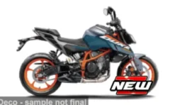 KTM 390 Duke, blau/grau, 1:18, Maisto