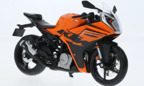 KTM RC 390, orange/schwarz, 2018, 1:12, Maisto
