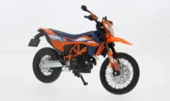 KTM 690 SMC R, orange/blau, 1:12, Maisto