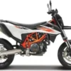 KTM 690 SMC R, weiss/orange, 1:18, Maisto