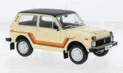 Lada Niva 5000, beige/Dekor, 1980, 1:24, WhiteBox