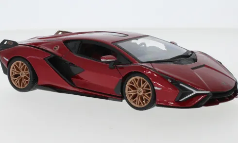 Lamborghini Sian FKP 37, rot, 1:24, Bburago