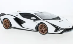 Lamborghini Sian FKP 37, weiss/schwarz, 2019, 1:18, Bburago