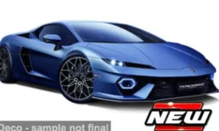 Lamborghini Temerario, blau, 1:24, Bburago