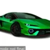 Lamborghini Temerario, grün, 1:43, Bburago