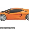 Lamborghini Temerario, orange, 1:64, Maisto