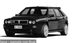 Lancia Delta HF integrale EVO, schwarz/Dekor, 1992, 1:43, IXO