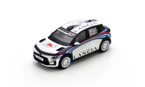 Lancia Ypsilon HF Rally4 Presentation, weiss/Dekor, 1:43, Spark
