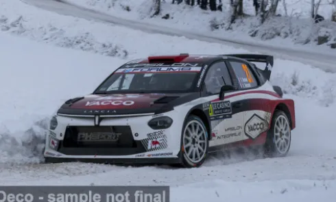 Lancia Ypsilon Rally2 HF Integrale, Rallye Monte Carlo, 2026, #21, Y.Rossel/A.Dunand, 1:18, IXO