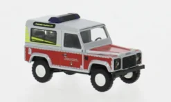 Land Rover Defender 90, 1983, Feuerwehr Saarlouis, 1:87, Busch