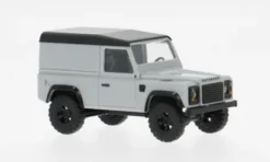 Land Rover Defender 90, hellgrau/schwarz, 1983, 1:87, Busch