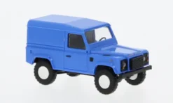 Land Rover Defender 90 Kasten, blau, 1983, 1:87, Busch