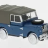 Land Rover Railroad Version, blau/gelb, 1:87, Schuco