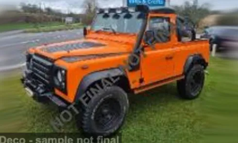 Land Rover Defender 90, orange, 1:18, Solido