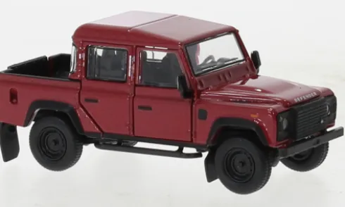 Land Rover Defender 110 Pick Up, dunkelrot, 2016, 1:64, BM Creations