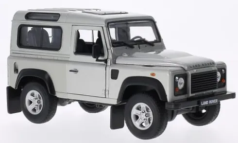 Land Rover Defender, silber, 1:24, Welly