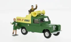 Land Rover Public Address Vehicle, grün/gelb, 1964, 1:43, Corgi