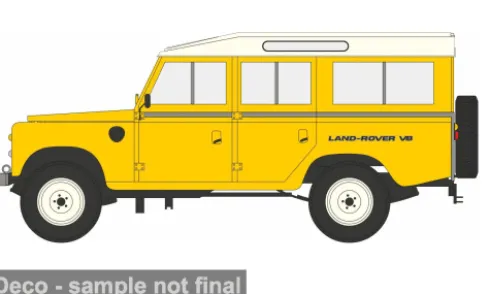 Land Rover Stage One V8, gelb, 1:76, Oxford