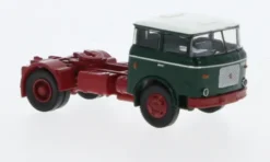 LIAZ 706 SZM, dunkelgrün/dunkelrot, 1976, 1:87, Brekina