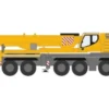 Liebherr LTM1350-6.1, gelb/grau, 1990, 1:76, Oxford