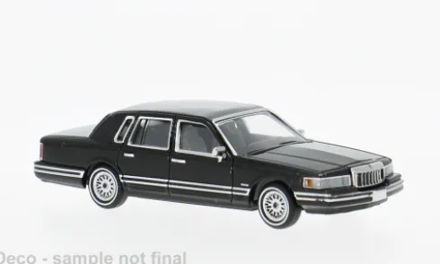 Lincoln Town Car, schwarz, 1991, 1:87, PCX87