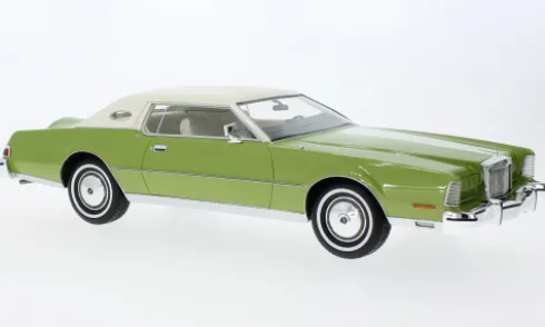 Lincoln Continental Mark IV, grün/weiss, 1974, 1:18, BoS-Models